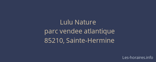 Lulu Nature