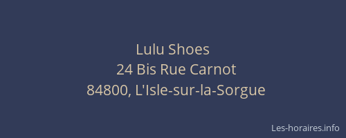Lulu Shoes