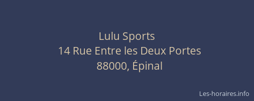Lulu Sports