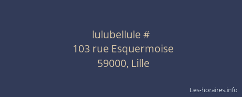 lulubellule #