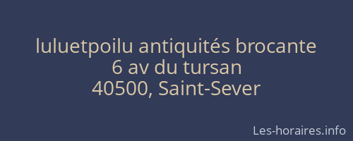 luluetpoilu antiquités brocante