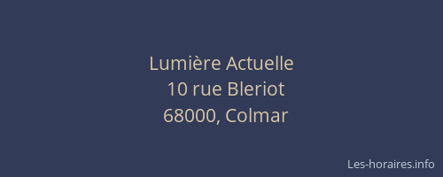 Lumière Actuelle