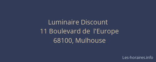 Luminaire Discount