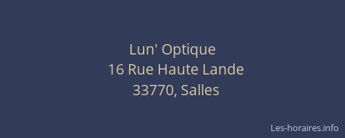 Lun' Optique