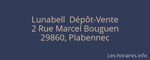 Lunabell  Dépôt-Vente