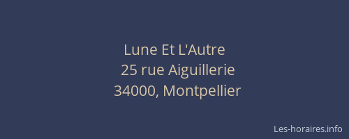 Lune Et L'Autre