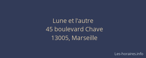 Lune et l'autre