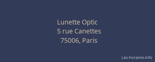 Lunette Optic