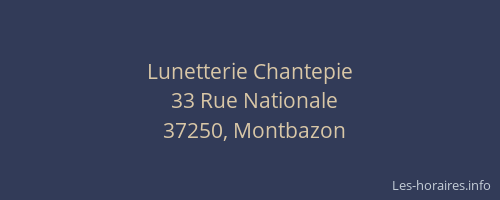 Lunetterie Chantepie