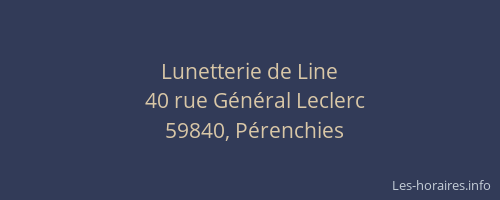 Lunetterie de Line