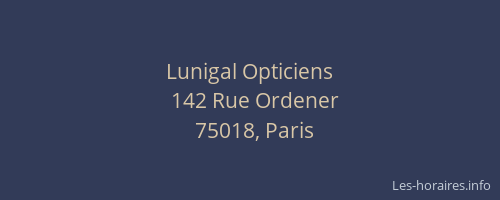 Lunigal Opticiens