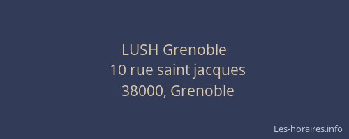 LUSH Grenoble