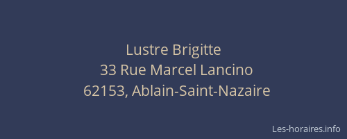 Lustre Brigitte