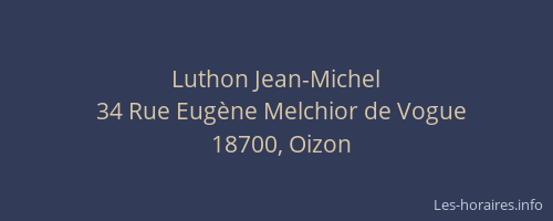 Luthon Jean-Michel