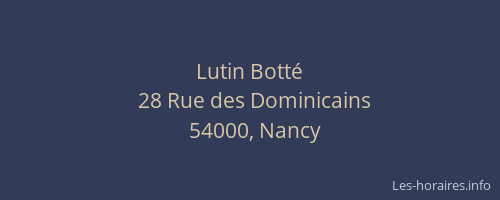 Lutin Botté