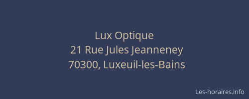 Lux Optique