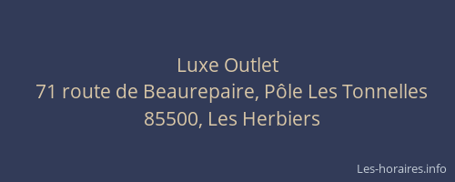 Luxe Outlet