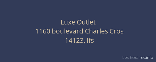 Luxe Outlet
