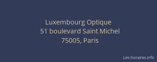 Luxembourg Optique