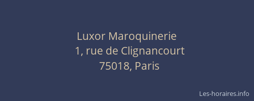 Luxor Maroquinerie
