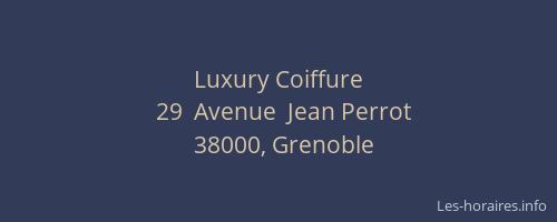 Luxury Coiffure