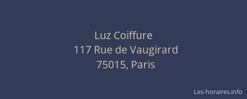 Luz Coiffure