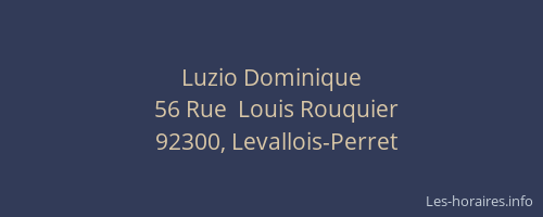 Luzio Dominique