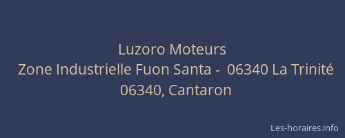 Luzoro Moteurs