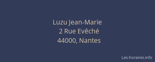 Luzu Jean-Marie