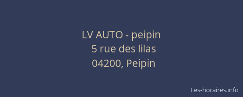 LV AUTO - peipin