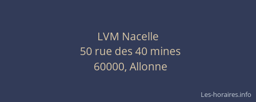 LVM Nacelle