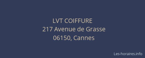 LVT COIFFURE