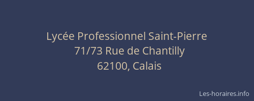 Lycée Professionnel Saint-Pierre