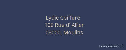 Lydie Coiffure