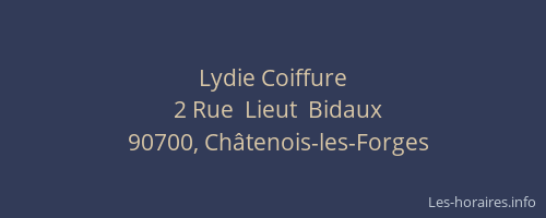 Lydie Coiffure