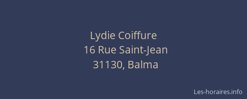 Lydie Coiffure