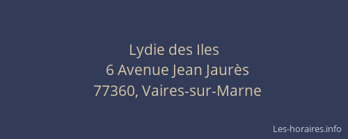 Lydie des Iles