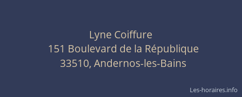 Lyne Coiffure