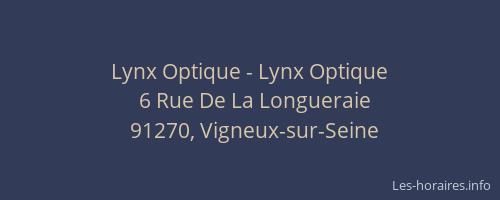 Lynx Optique - Lynx Optique