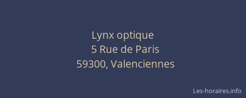 Lynx optique