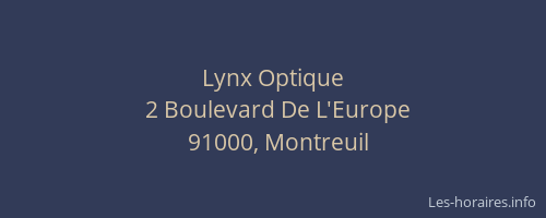 Lynx Optique
