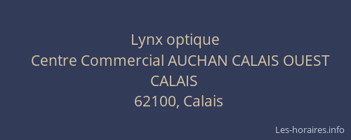 Lynx optique