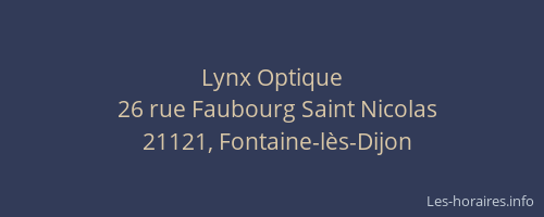 Lynx Optique
