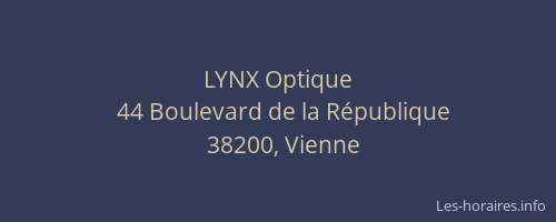 LYNX Optique