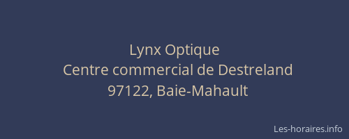 Lynx Optique