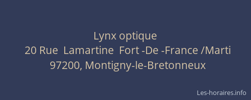Lynx optique