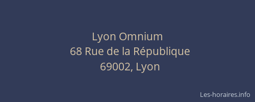 Lyon Omnium