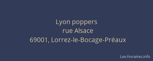 Lyon poppers