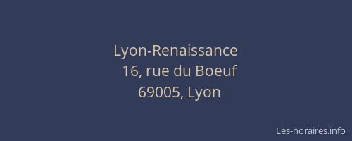 Lyon-Renaissance