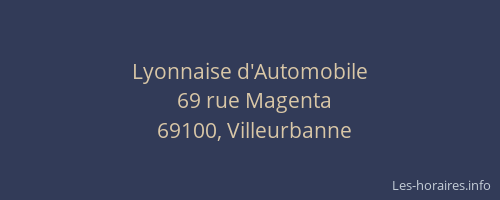 Lyonnaise d'Automobile